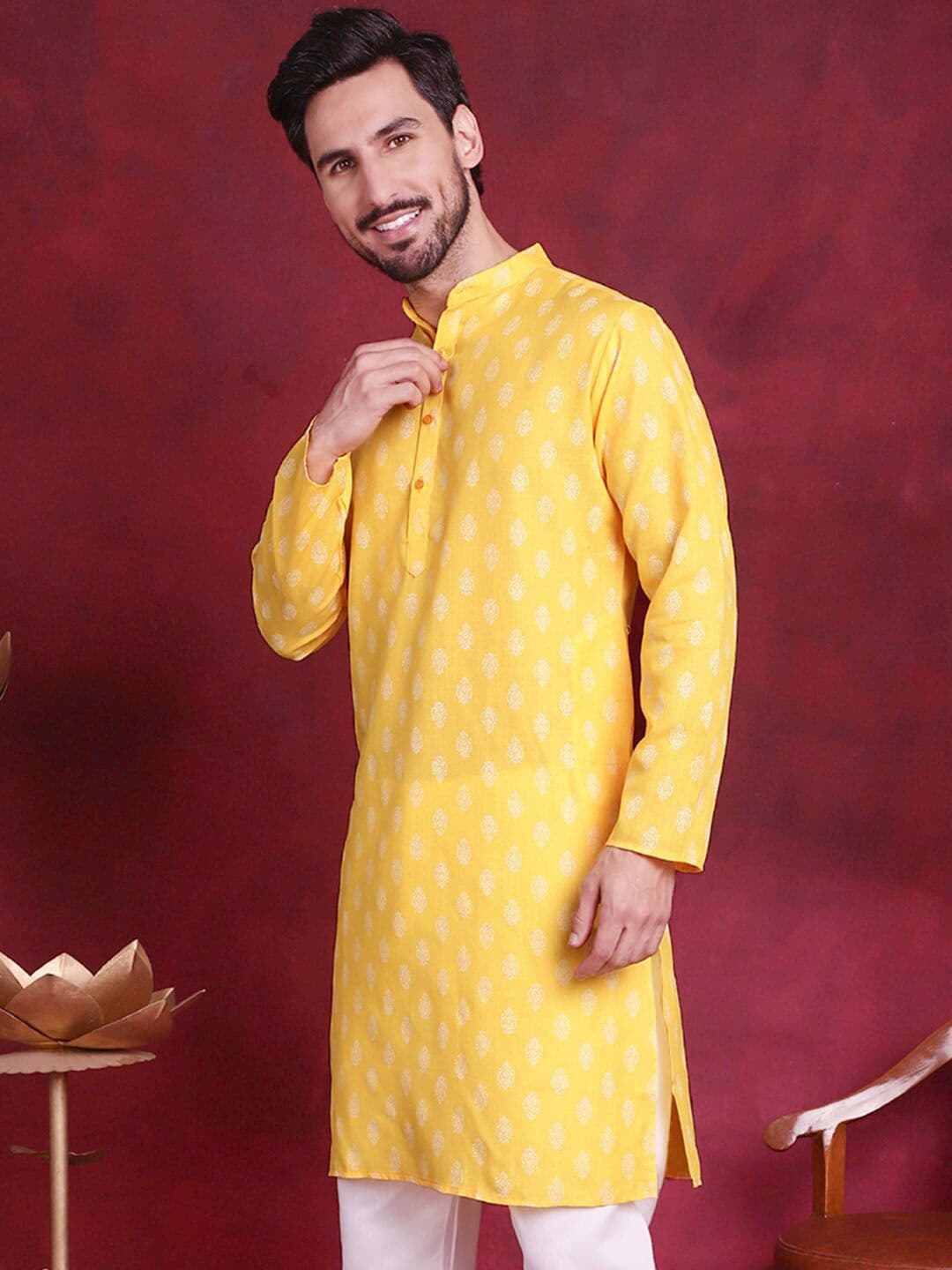 Jompers Ethnic Motifs Printed Pure Cotton Kurta - view 1
