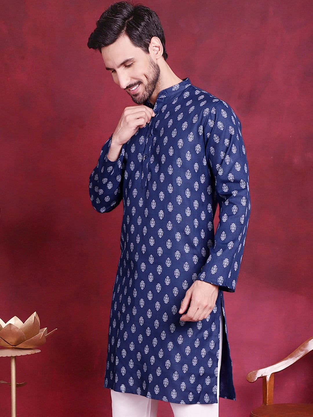 Jompers Ethnic Motifs Printed Kurta - view 1