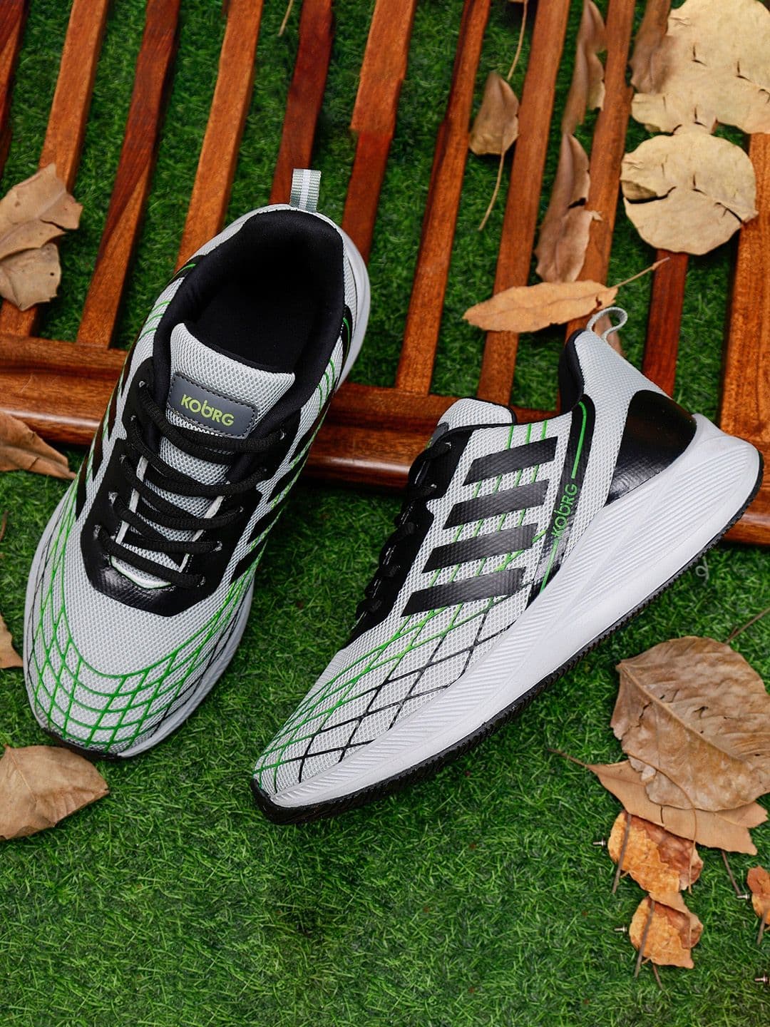 Koburg Rhythm Men Mesh Comfort & Lightweight Running Walking Lace-up Sports Shoes - view 1