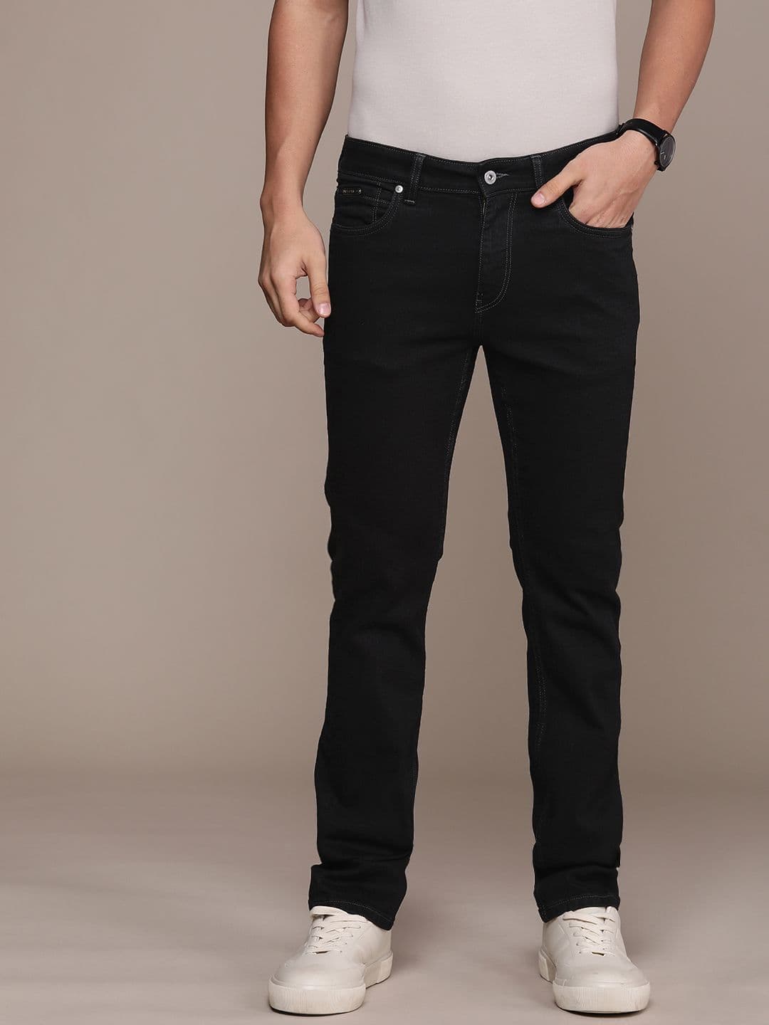 Nautica Men Straight Fit Stretchable Jeans - view 1