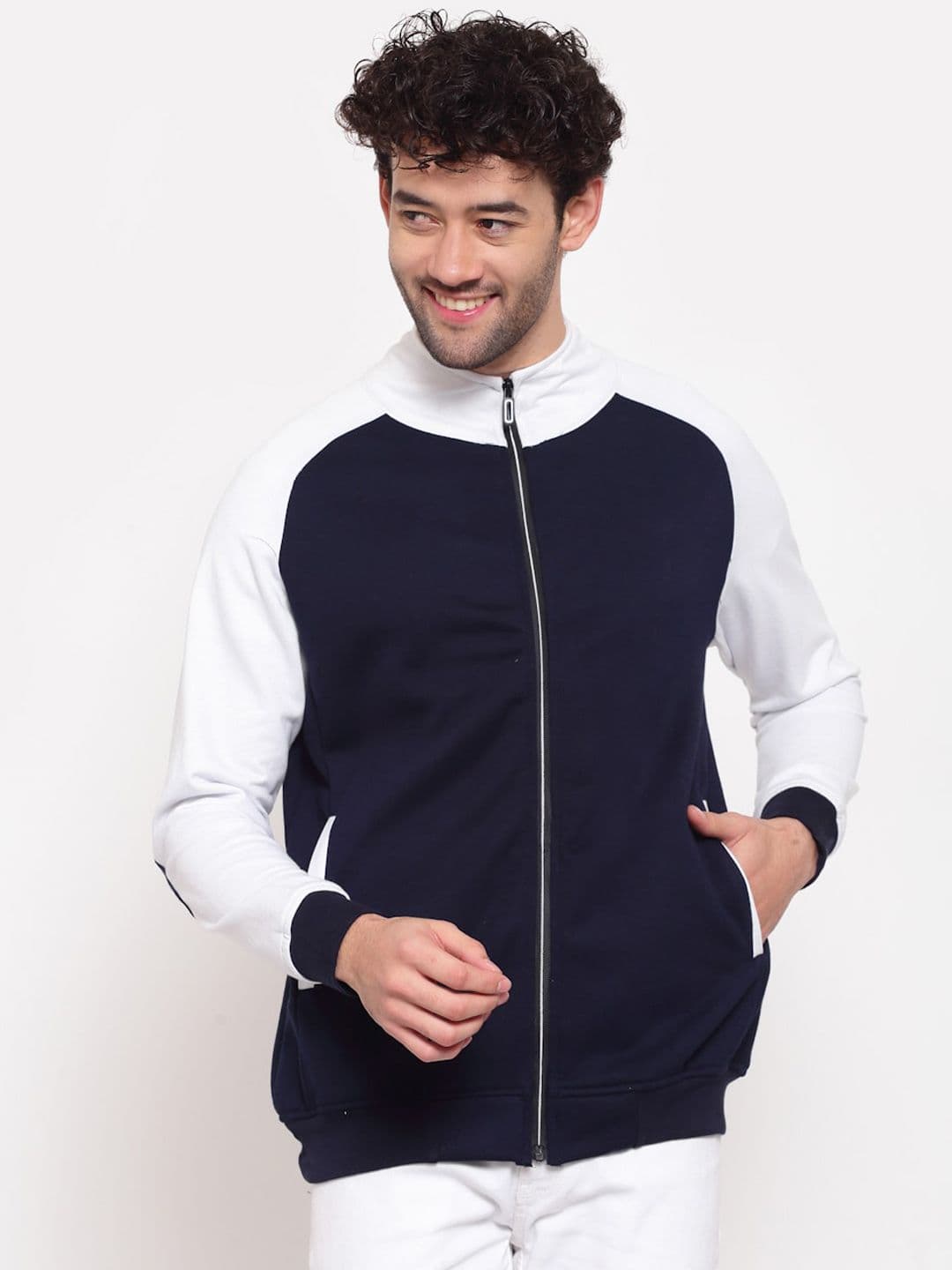 PAUSE SPORT Mock Collar Lightweight Bomber Jacket - view 1