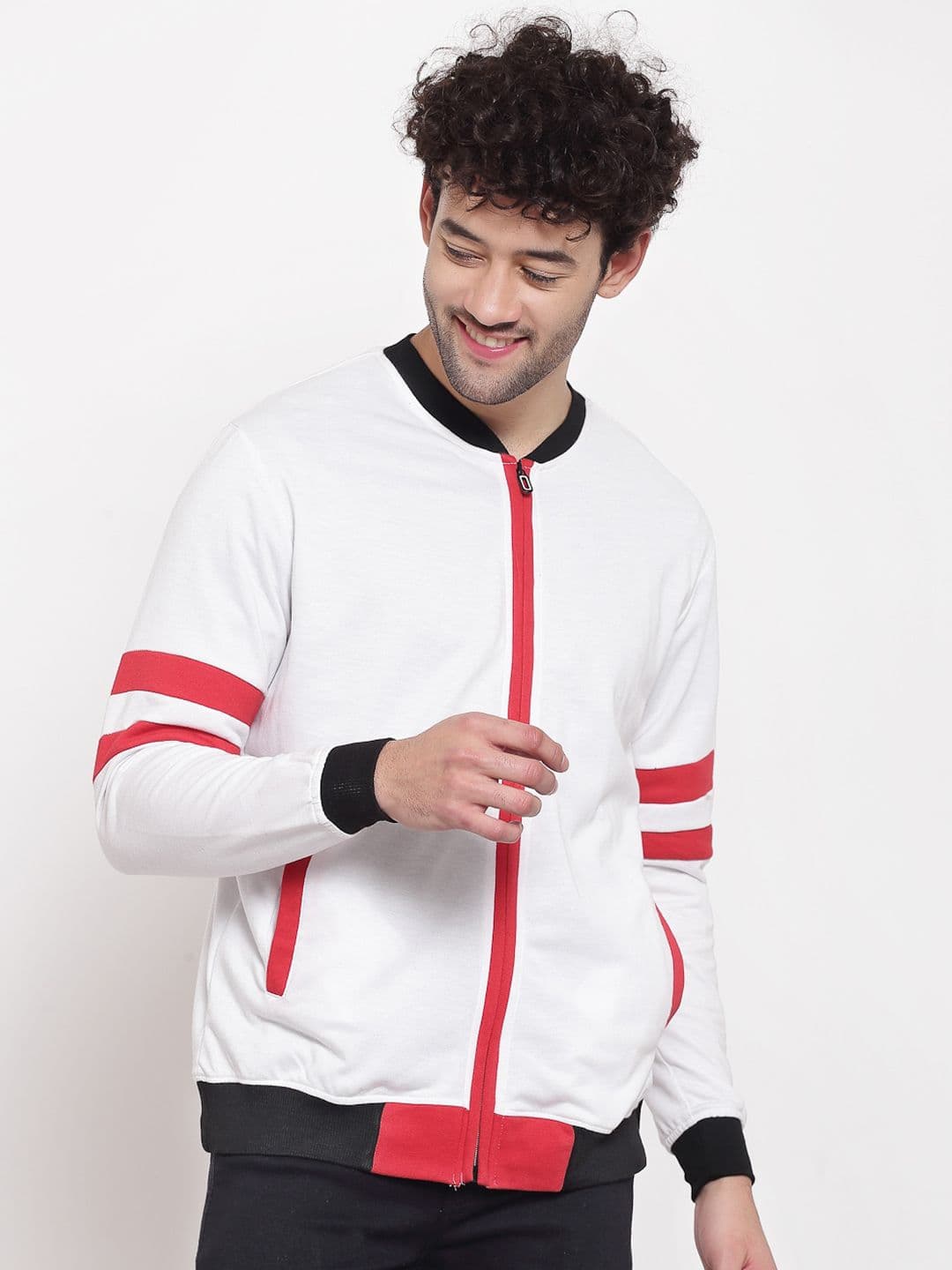 PAUSE SPORT Lightweight Stand Collar Bomber Jacket - view 1