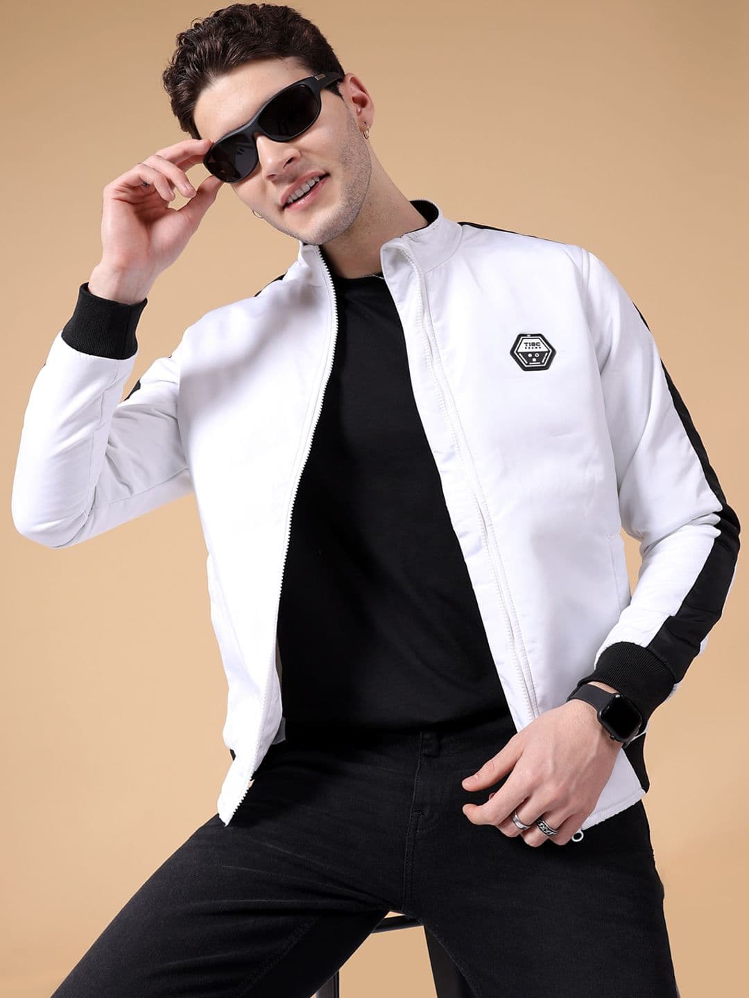 The Indian Garage Co Lightweight Bomber Jacket - view 1
