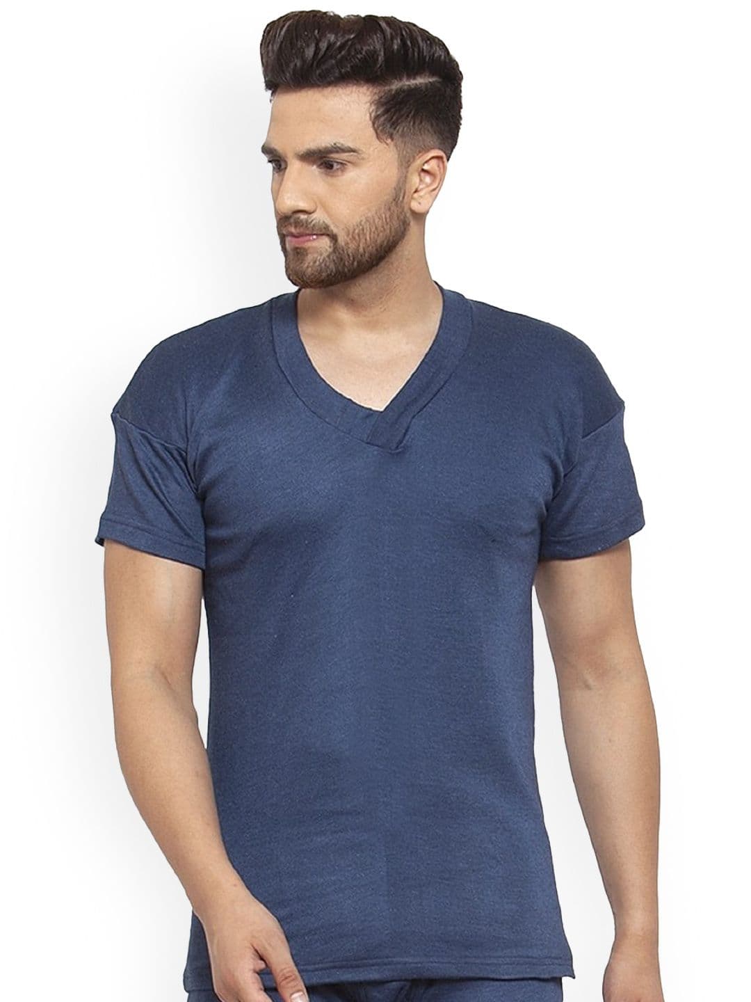 UZARUS V-Neck Cotton Thermal Top - view 1