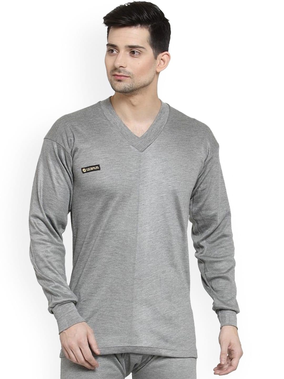 UZARUS V-Neck Cotton Thermal Tops - view 1