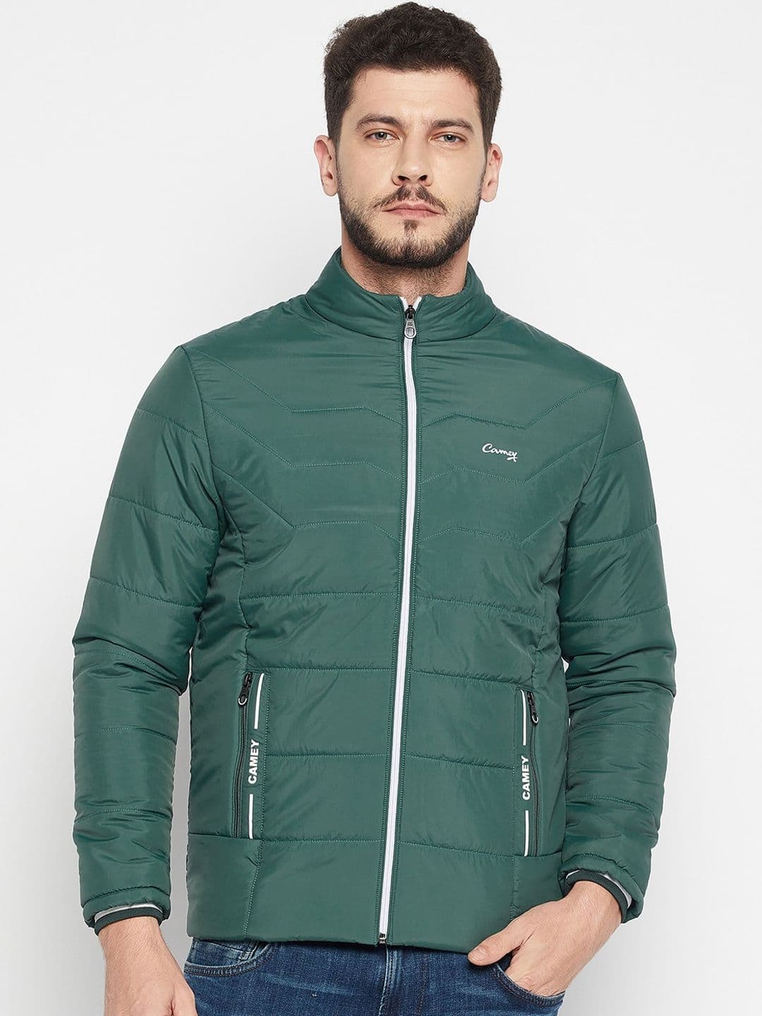 Camey Lightweight Mock Collar Padded Jacket - view 1