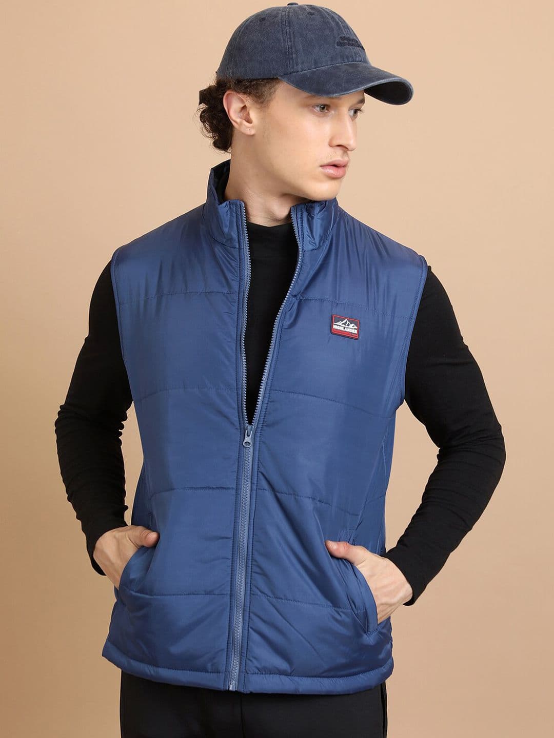 HIGHLANDER High Neck Regular Fit Padded Jacket - view 1