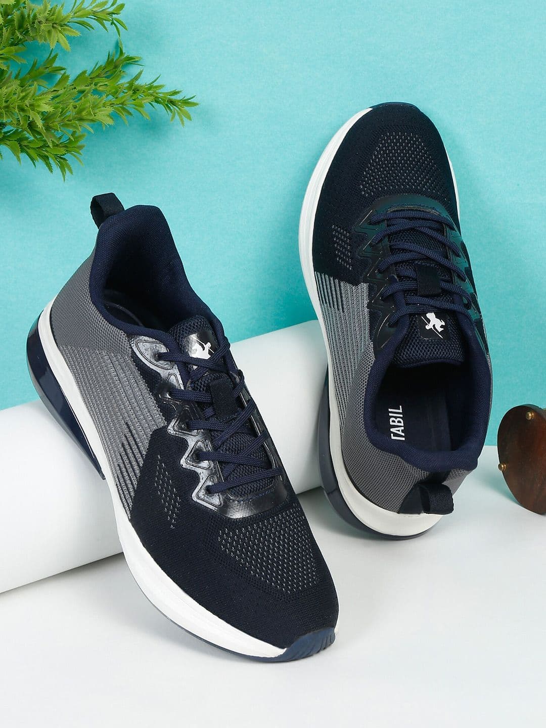 Cantabil Men Colourblocked Lace Up Training or Gym Shoes - view 1