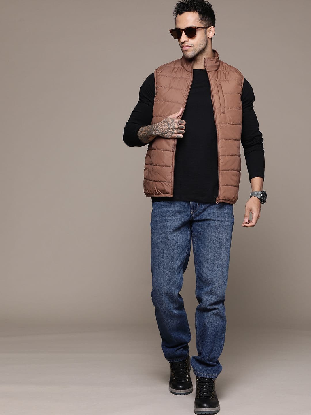 Roadster Men Lightweight Dri-FIT Puffer Jacket - view 1