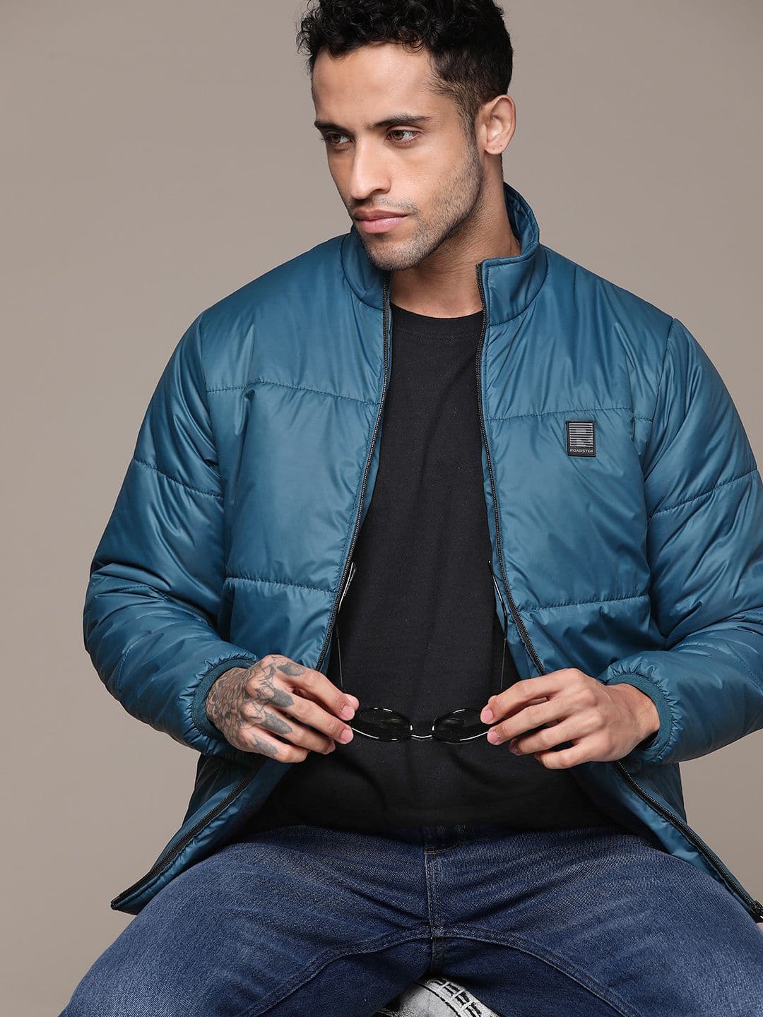 Roadster Men Lightweight Dri-FIT Puffer Jacket - view 1