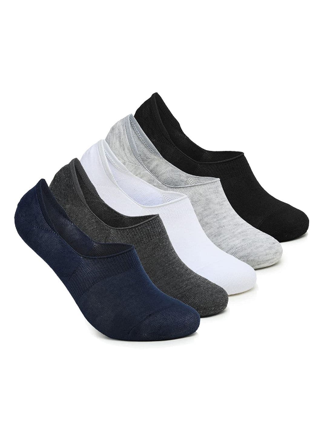 BAESD Men Pack Of 5 Patterned Shoe Liners - view 1