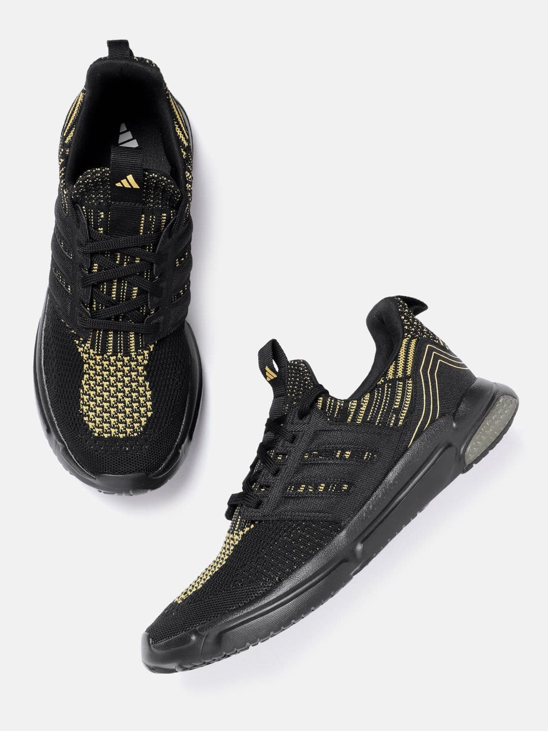 ADIDAS Men Woven Design Track-Tech Running Shoes - view 1