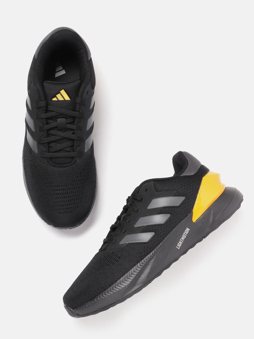 ADIDAS Men Woven Design LightRun Lit Shoes - view 1