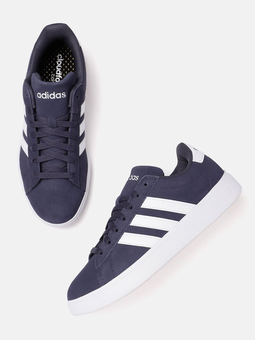 ADIDAS Men Leather Grand Court 2.0 Tennis Shoes - view 1