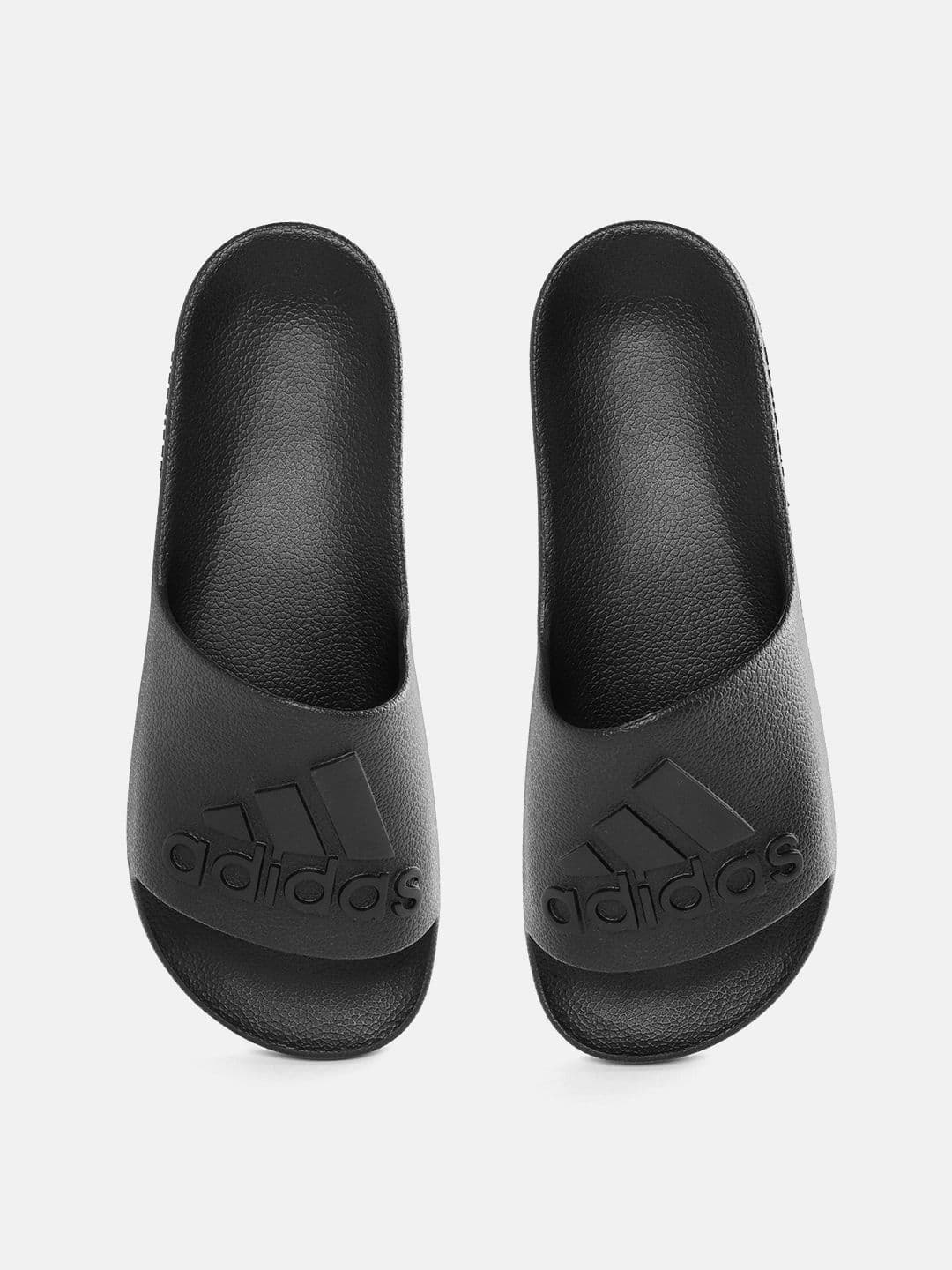 ADIDAS Men Brand Logo Textured Sliders - view 1