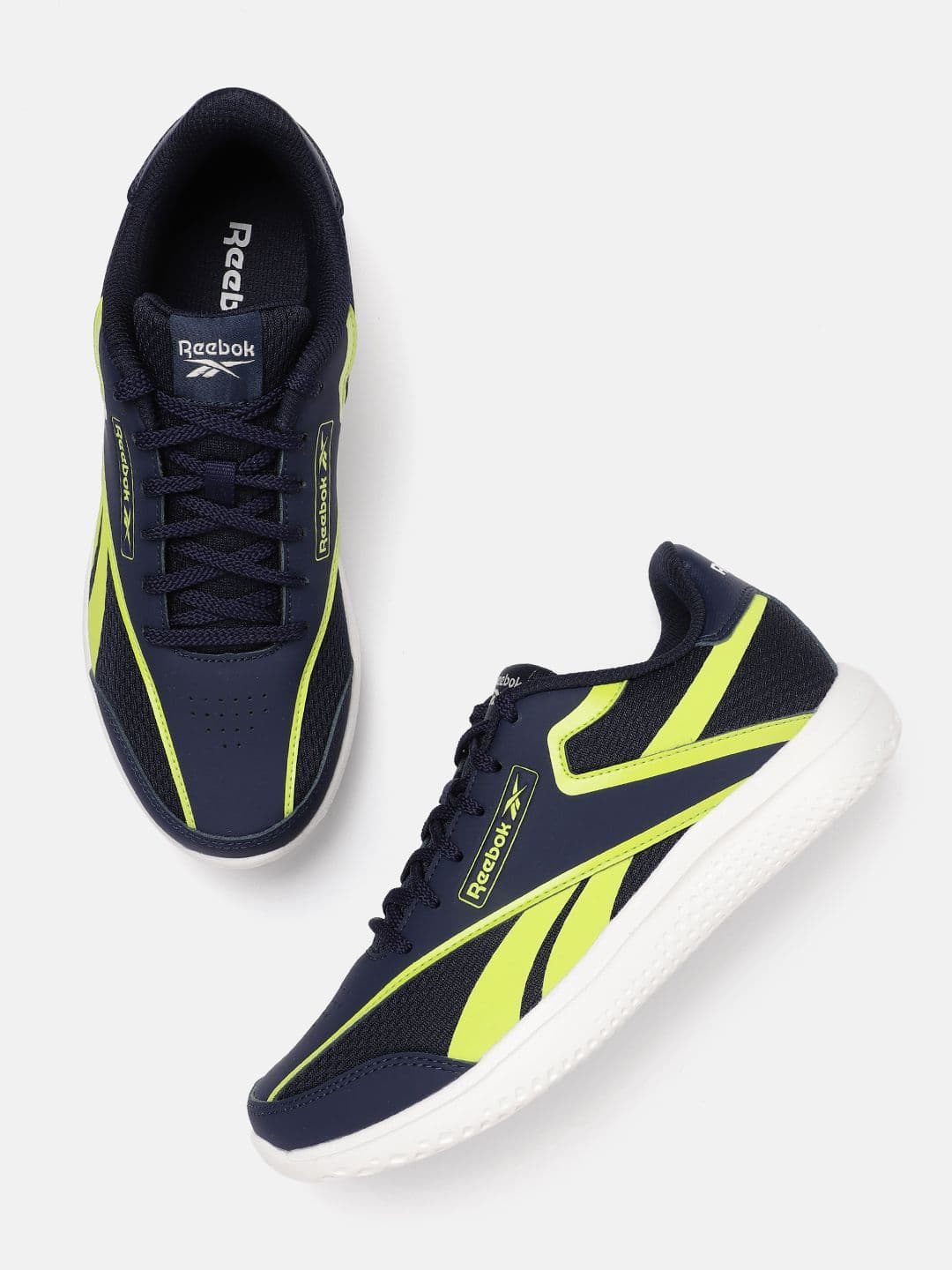 Reebok Men Woven Design Breeze Glide Running Shoes - view 1