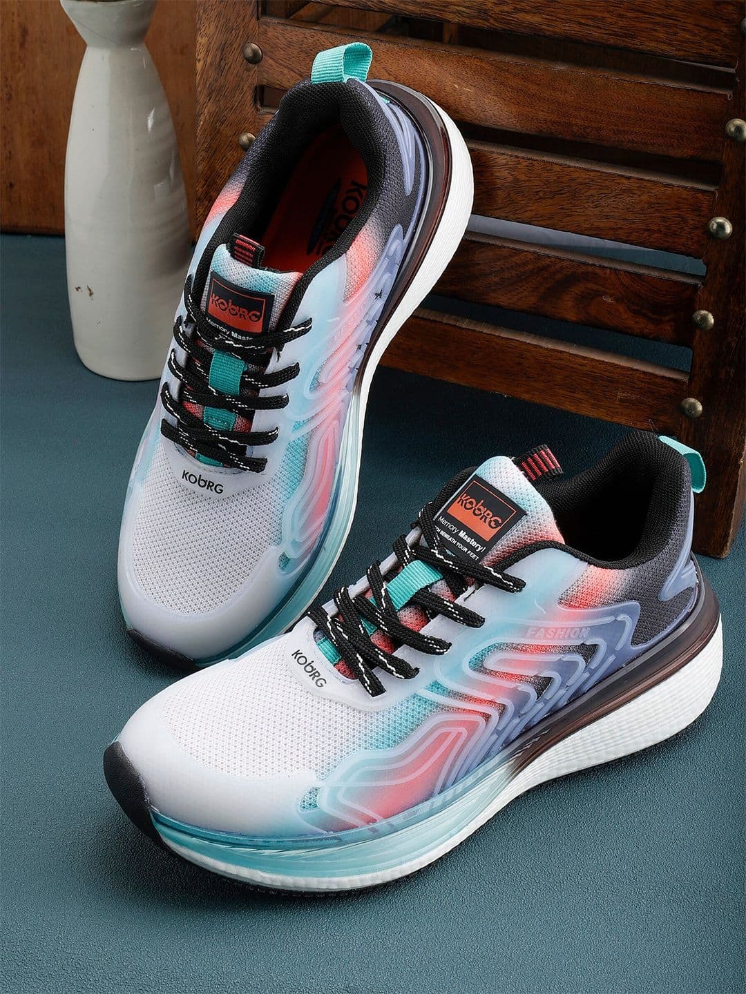 Koburg Urban Street Men Mesh Comfort & Lightweight Running Walking Lace-up Sports Shoes - view 1
