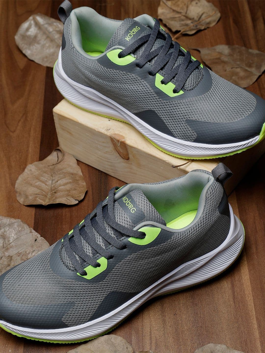 Koburg Go Max Men Mesh Comfort & Lightweight Running Walking Lace-up Sports Shoes - view 1