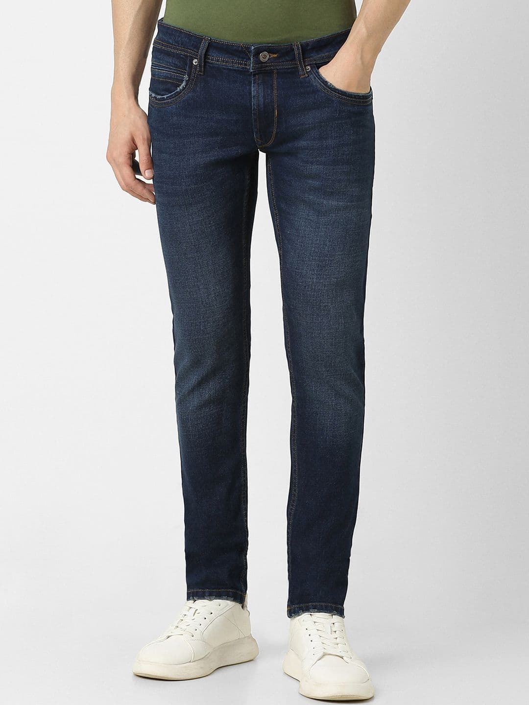 Peter England Casuals Men Light Fade Skinny Fit Jeans - view 1