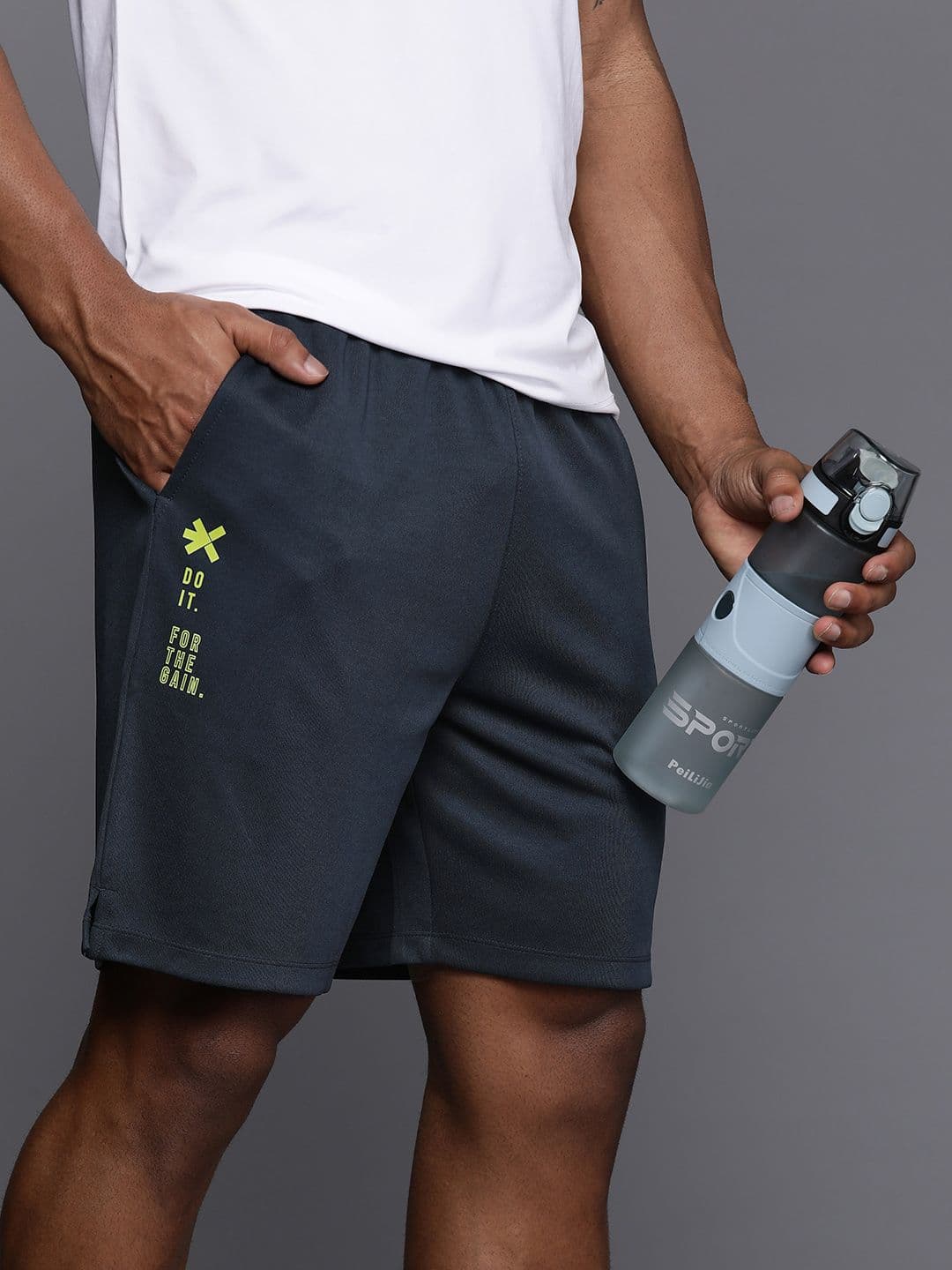 HRX by Hrithik Roshan Men Rapid Dry Training Shorts - view 1