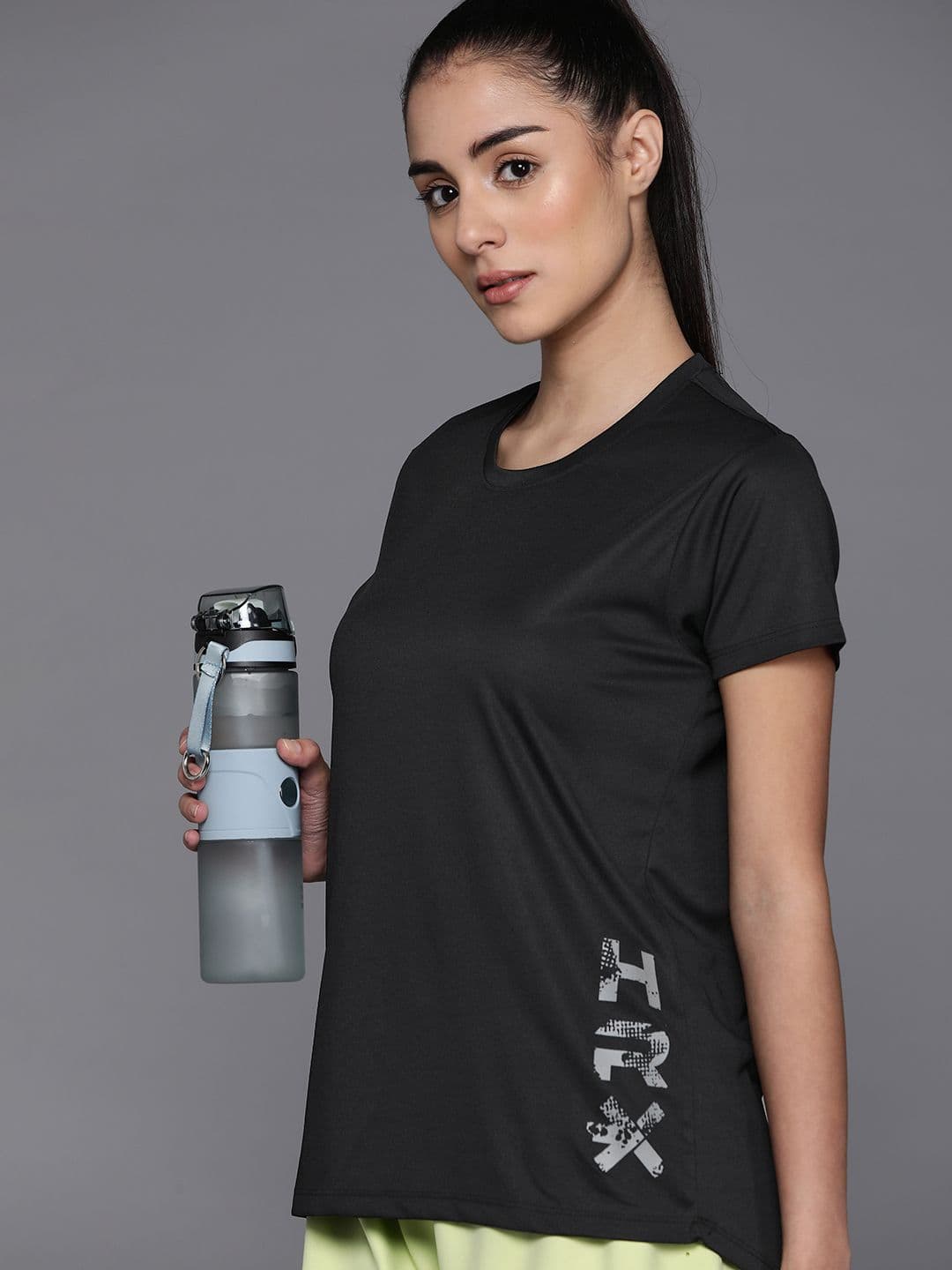 HRX by Hrithik Roshan Women Rapid-Dry Training T-shirt - view 1