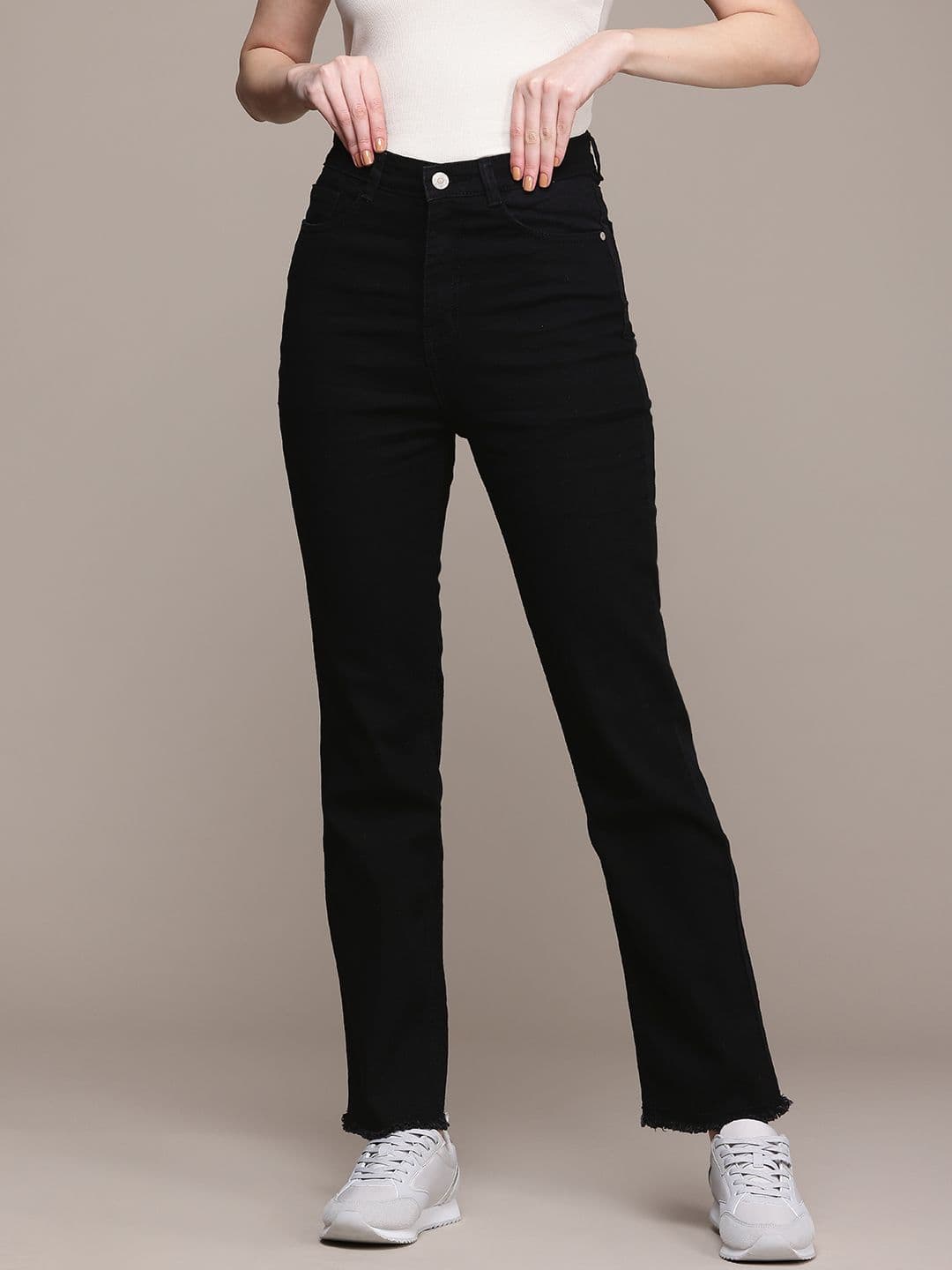 The Roadster Life Co. Women High-Rise Straight Fit Stretchable Jeans - view 1