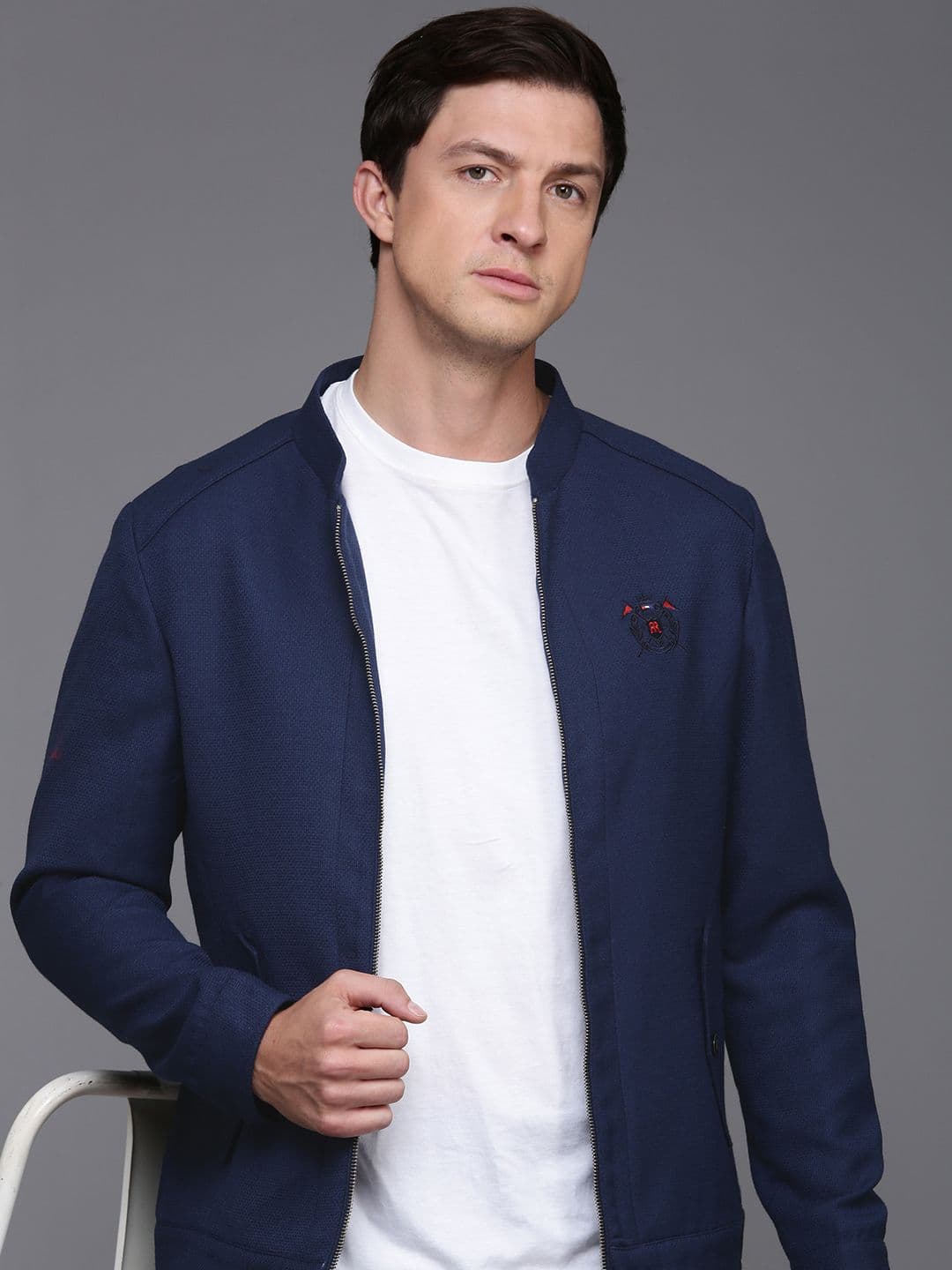 Raymond Mandarin Collar Tailored Jacket - view 1