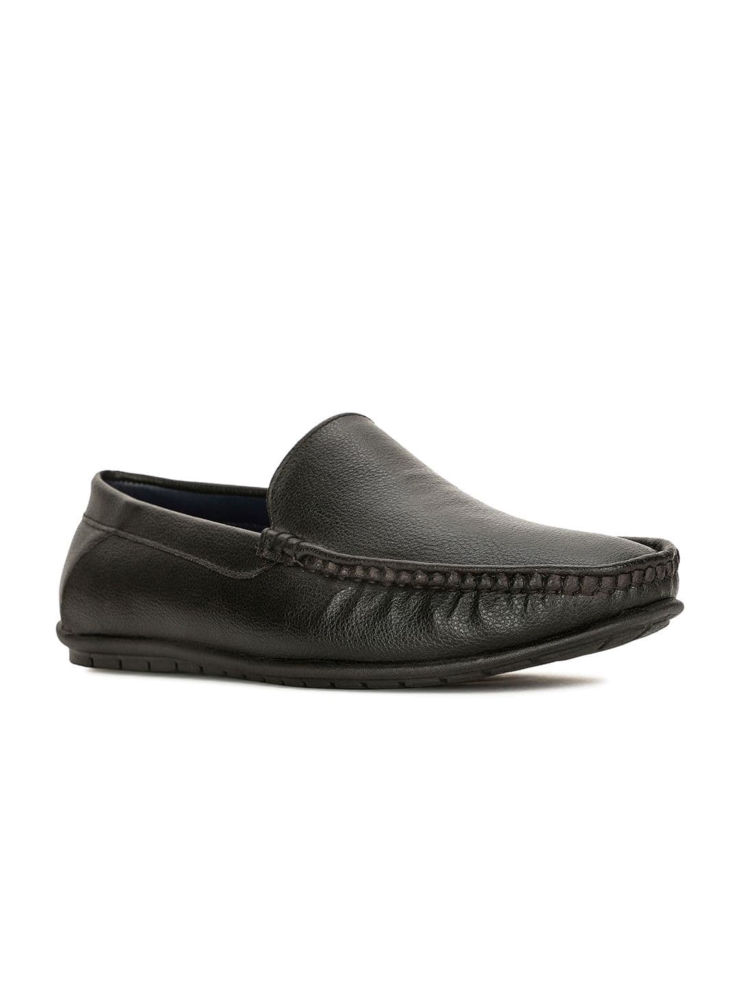 Bata Men Textured Round Toe Loafers - view 1