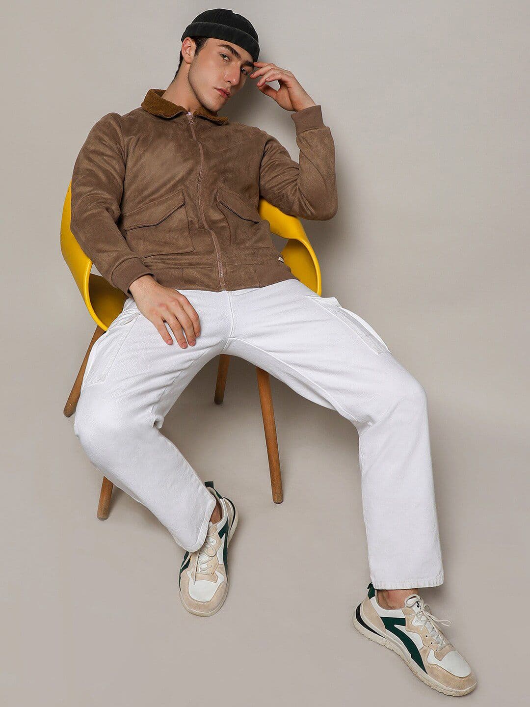 CAHOOT Campus Sutra Spread Collar Windcheater Cotton Bomber Jacket - view 1