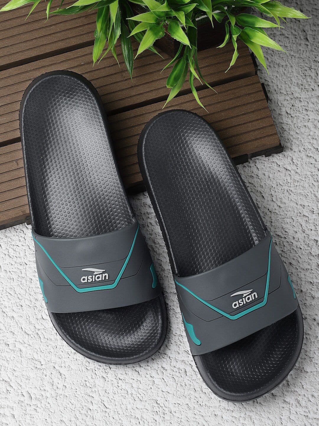 ASIAN Men Printed Sliders - view 1