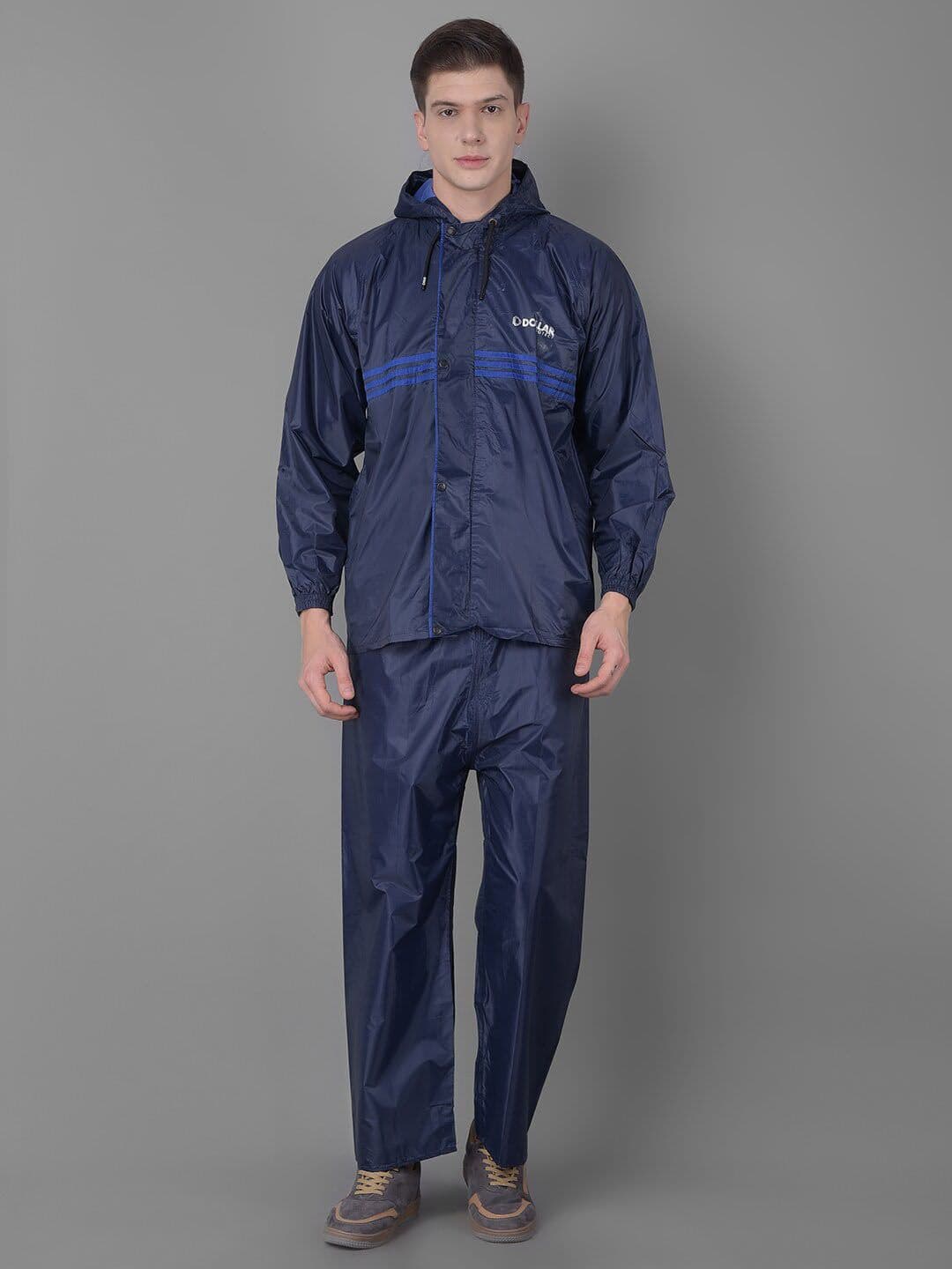Dollar Hooded Long Sleeves Rain Jacket