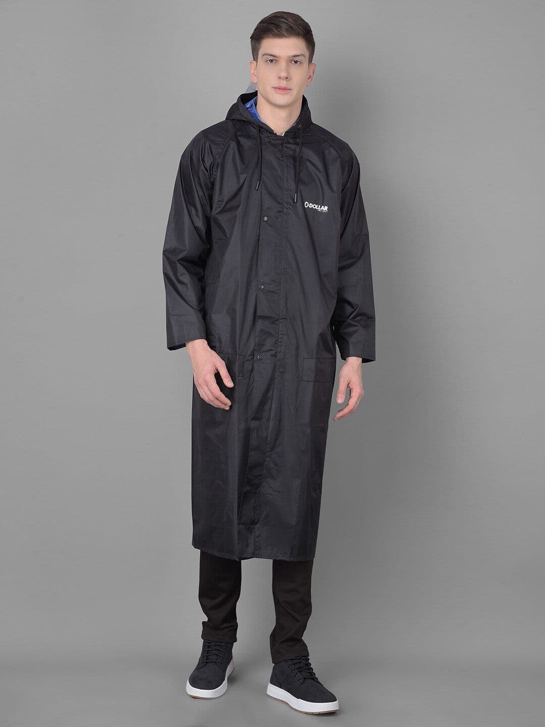Dollar Hooded Full Sleeves Rain Jacket - view 1