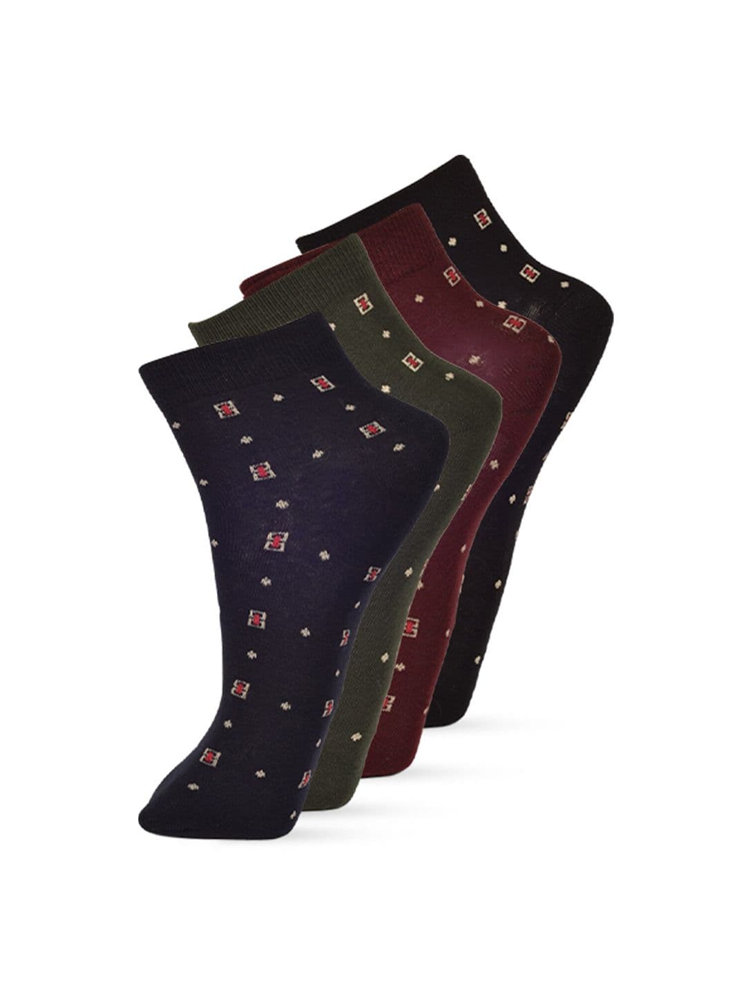 VIP Men Pack Of 5 Printed Cotton Above Ankle-Length Socks - view 1
