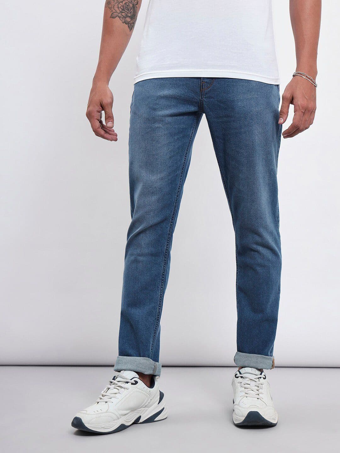 Lee Men Bruce Skinny Fit Clean Look Stretchable Jeans - view 1