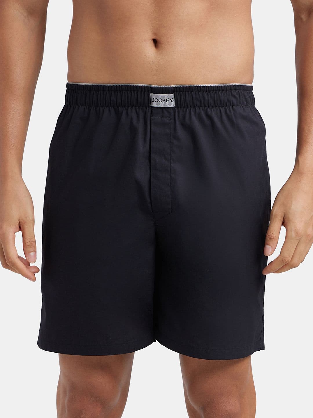 Jockey Combed Mercerized Cotton Woven Fabric Boxer Shorts-MC10 - view 1