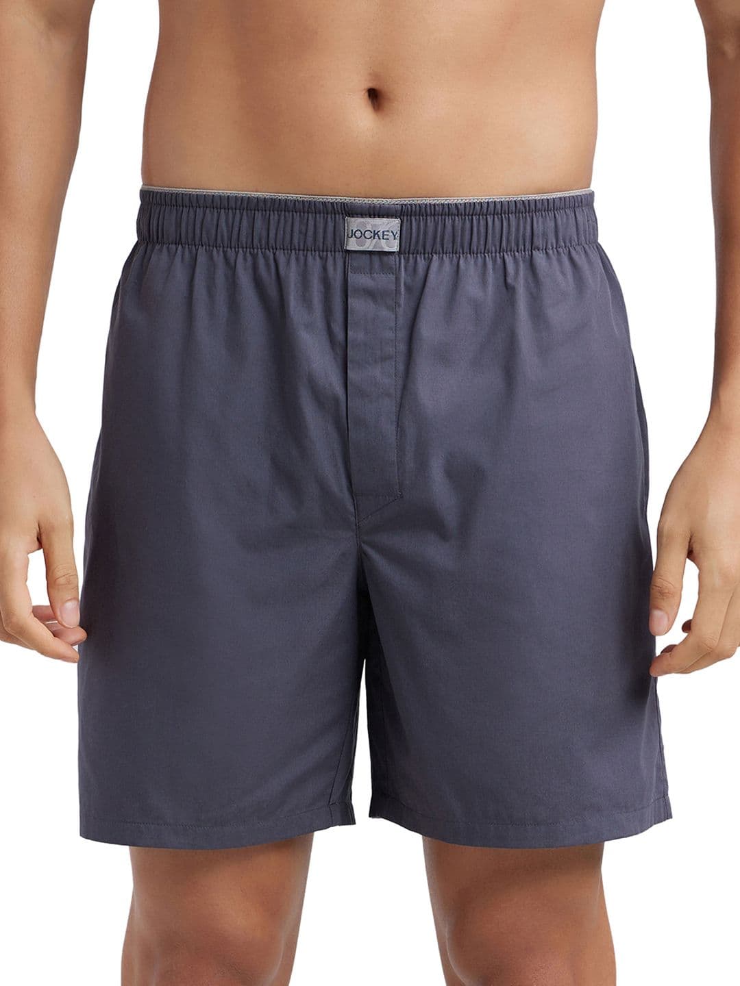 Jockey Combed Mercerized Cotton Woven Fabric Boxer Shorts-MC10 - view 1