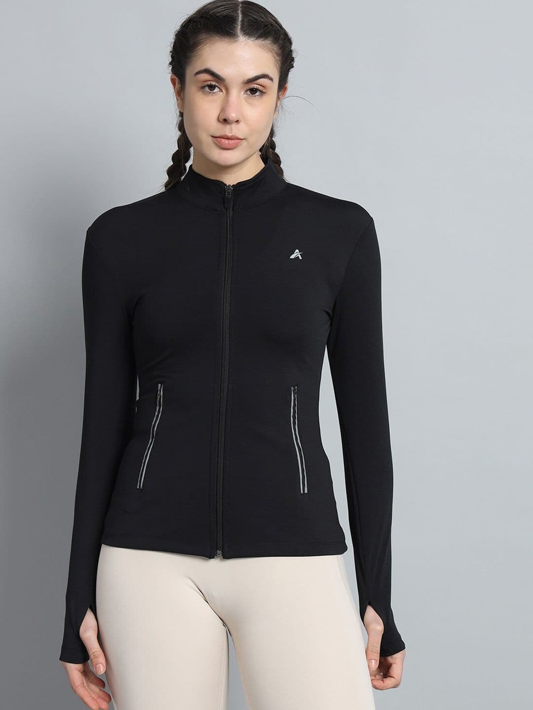 ATHLISIS Lightweight Dry-Fit Training or Gym Sporty Jacket - view 1