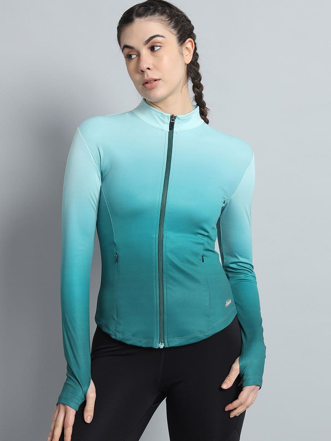 ATHLISIS Lightweight Dry-Fit Training or Gym Sporty Jacket - view 1