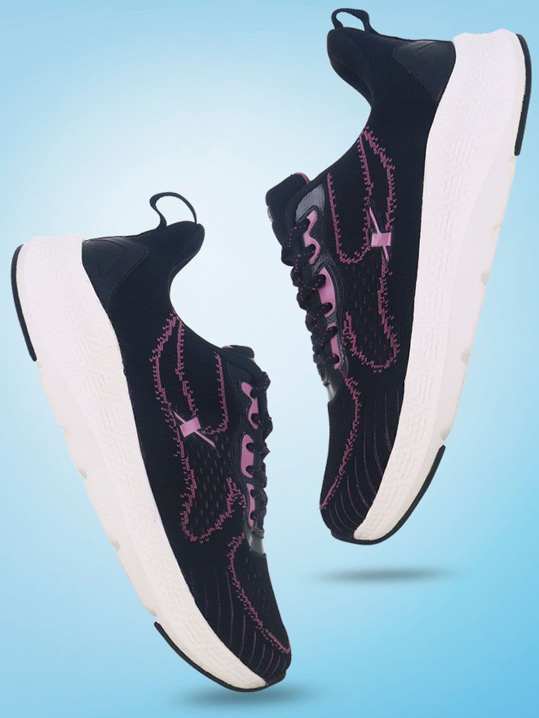 Sparx Women Textured Lace-Ups Running Shoes - view 1