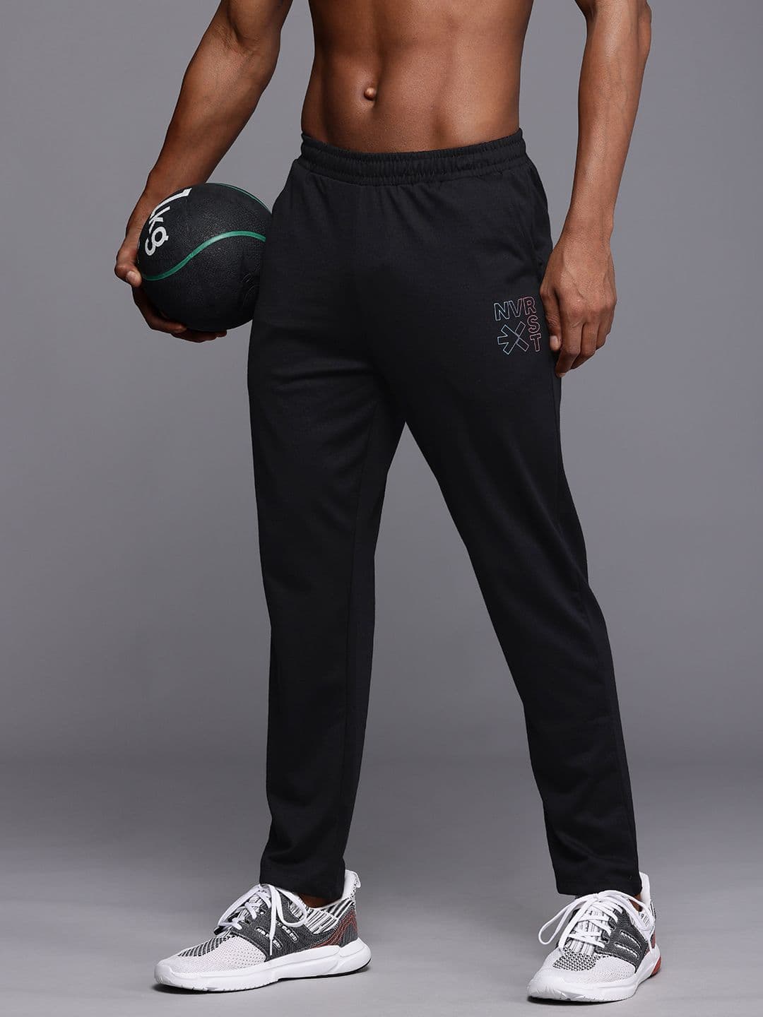 HRX by Hrithik Roshan Men Rapid Dry & Antimicrobial Finish Training Track Pants - view 1