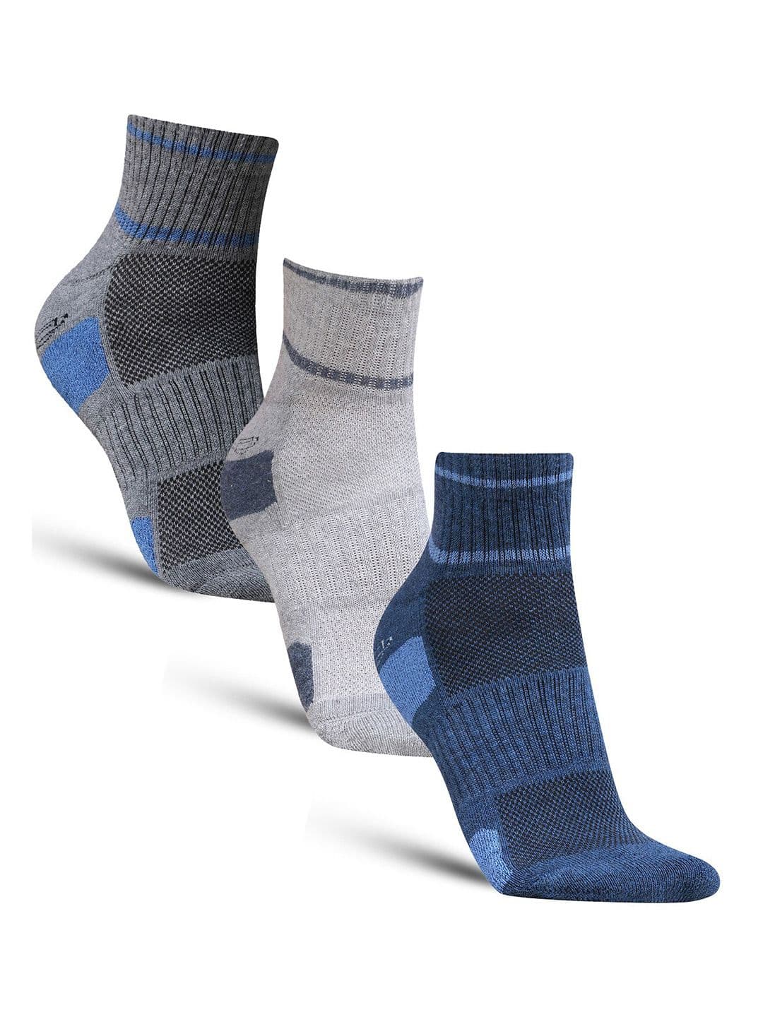Dollar Socks Men Pack Of 3 Patterned Cotton Ankle Length Socks - view 1