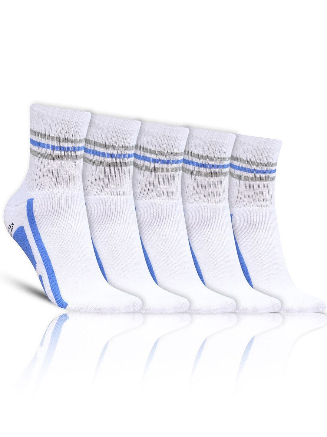 Dollar Socks Men Pack Of 5 Patterned Cotton Above Ankle-Length Socks - view 1