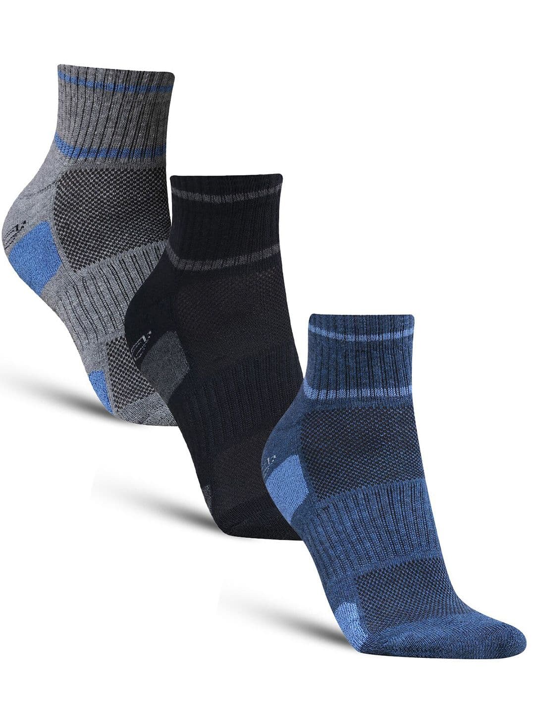 Dollar Socks Men Pack Of 3 Patterned Cotton Ankle Length Socks - view 1