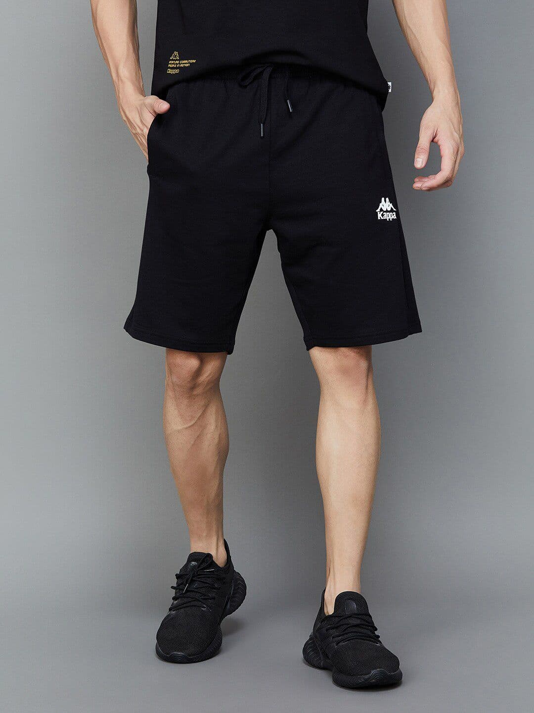 Kappa Men Mid-Rise Cotton Sports Shorts - view 1