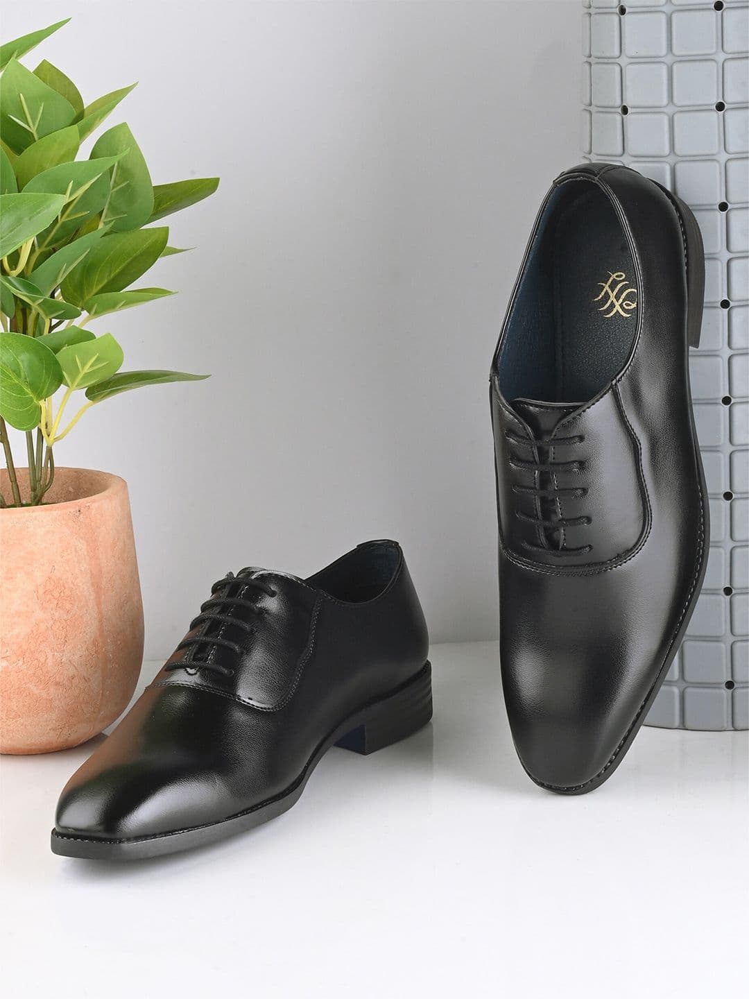 House of Pataudi Men Lace Up Formal Derbys - view 1