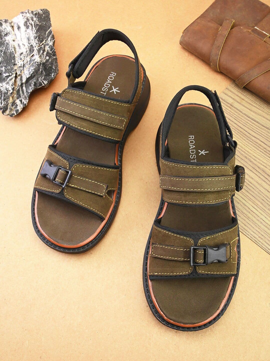 The Roadster Lifestyle Co. Men Buckled Sports Sandals - view 1