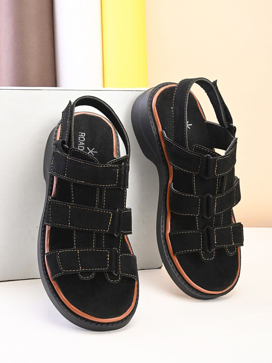 The Roadster Lifestyle Co. Velcro Comfort Sandals - view 1