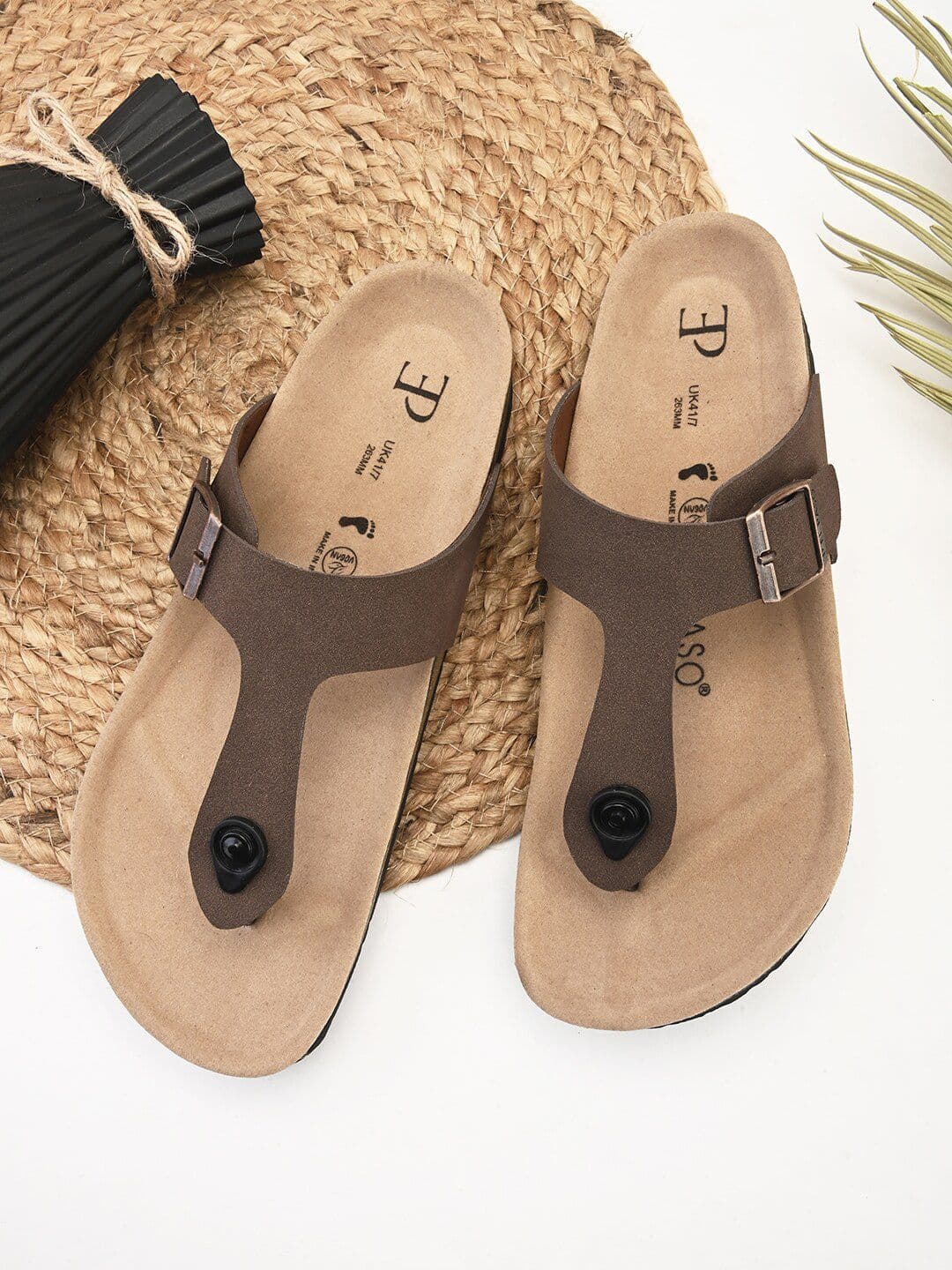 El Paso Men Slip-On Comfort Sandals - view 1