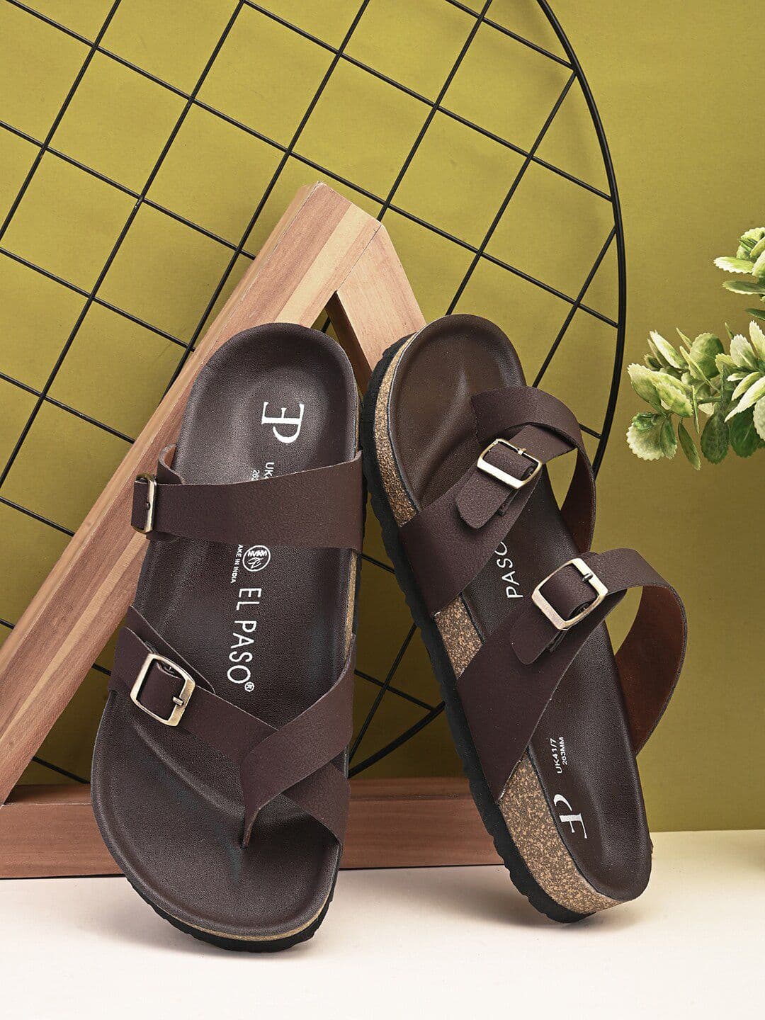 El Paso Men Open Toe Comfort Sandals - view 1
