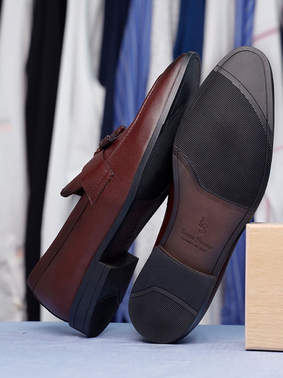 LOUIS STITCH
Men Formal Slip On Tassel Moccasin Shoes - view 1